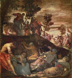 Die Vermehrung der Brote und Fische, ca. 1575